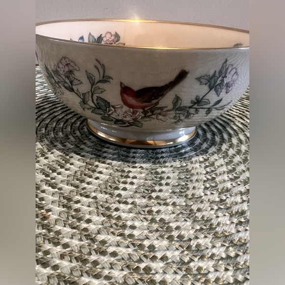 Lenox Serenade Bowl 24k Gold Hand Gilded - Vintage 1950's Made in USA - Picture 4 of 10